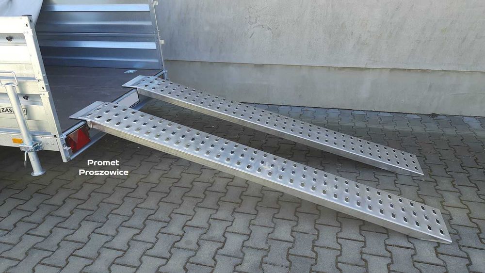 Najazdy ALUMINIOWE 3m  * do 3T * Podjazdy 2szt - Bus Blaszak Przyczepa