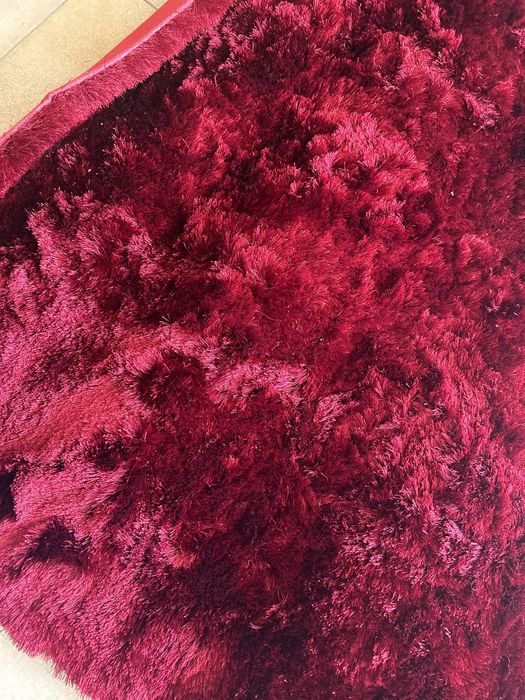 Carpete como nova medida 1.40x2,00 cor bordeaux