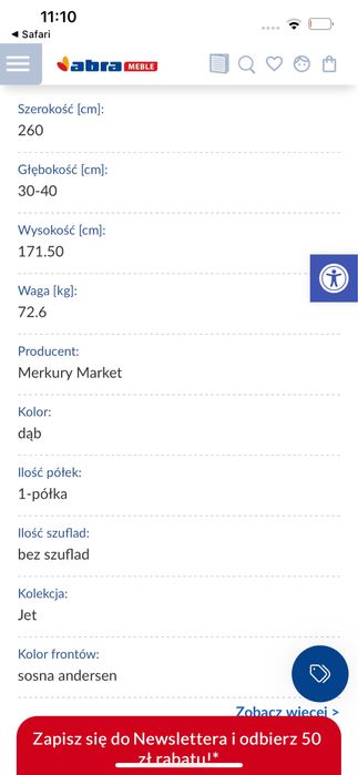 Meblościanka do salonu