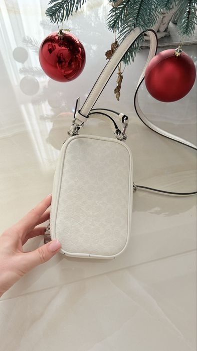 Сумка біла Coach