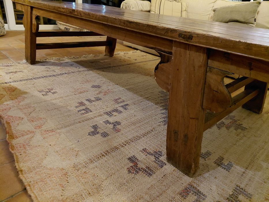 Mesa de centro rústica