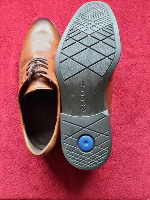 Sapatos Clássicos ECCO Melbourne Plain Toe Tie em Pele