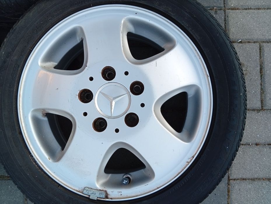 4 Alufelgi Opony Kapsle OE Mercedes A Vaneo