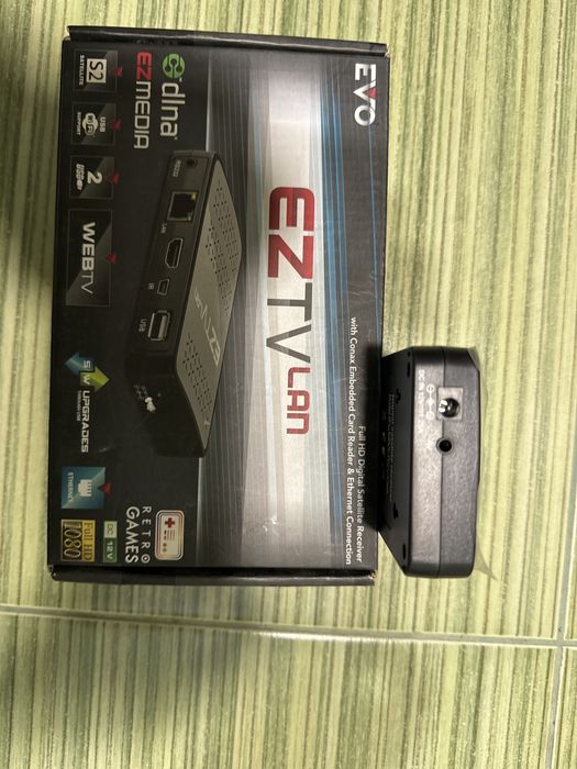 Супутниковий приймач Evo eztv Lan