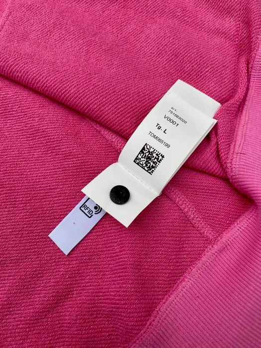 Мужская розовая зип худи зипка стон айленд stone island