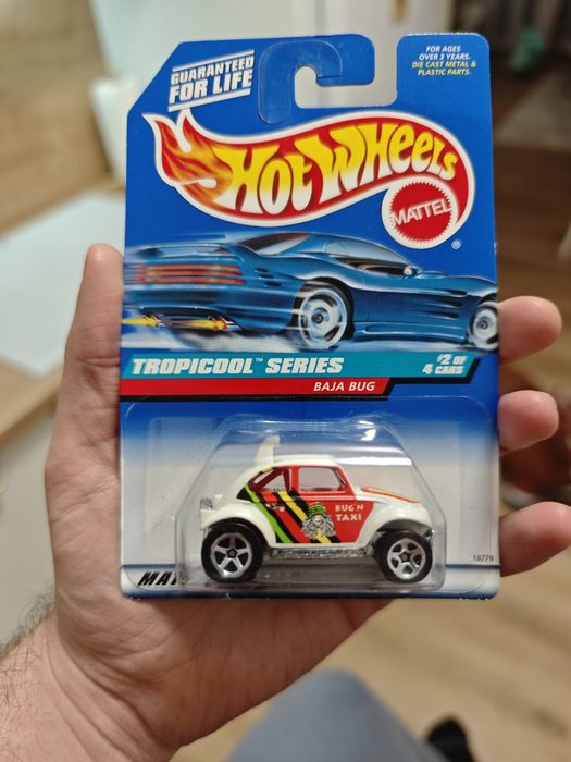 Hot wheels volkswagen baja bug tropicool series 2/4 rocznik 1997