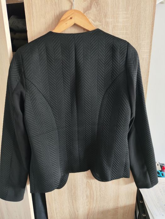 Żakiet damski, marynarka czarna, Reserved, 38/40