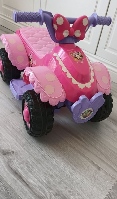 Quad dziecięcy motorek elektryczny samochód minnie mouse