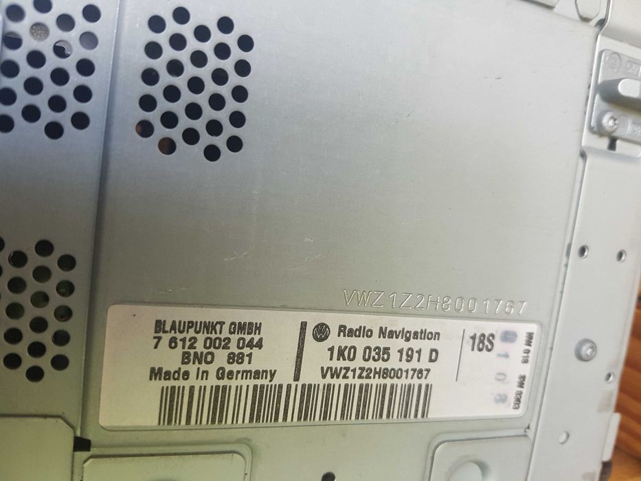 Магнітола VW Navigation Radio MP3 Player CD