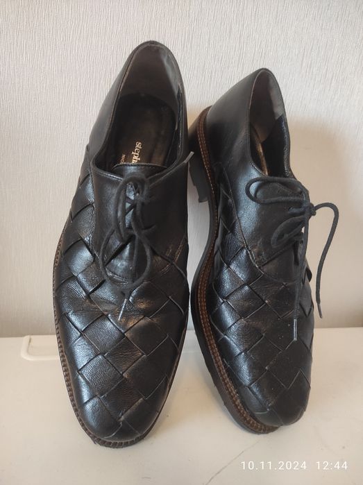 Шкіряні жіночі туфлі плетені кожаные женские туфли плетёные