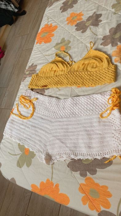 Conjunto de crochê