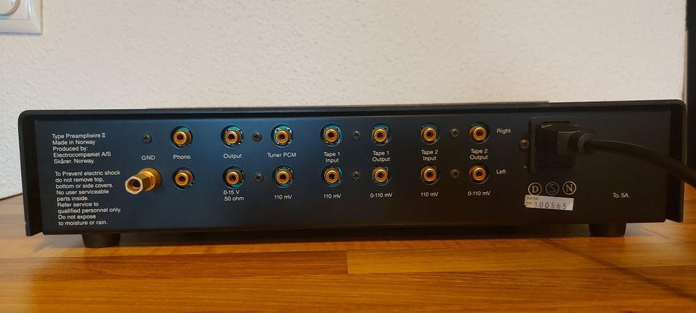 Electrocompaniet pre ampliwire II