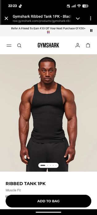 Оригінальна Майка Gymshark ТОРГ!!!