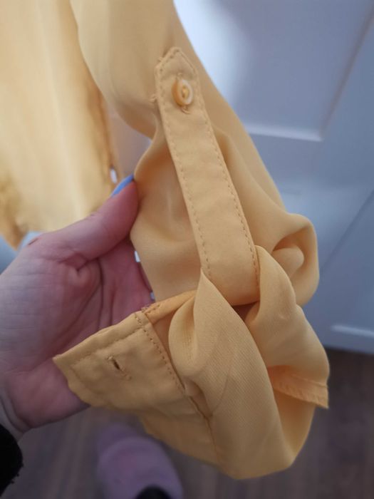 Bluzka koszulowa Bershka XS! Pagony, kieszonki!