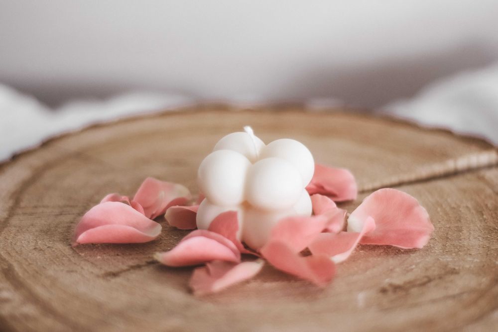 Świeca świeczka naturalna sojowa bubble