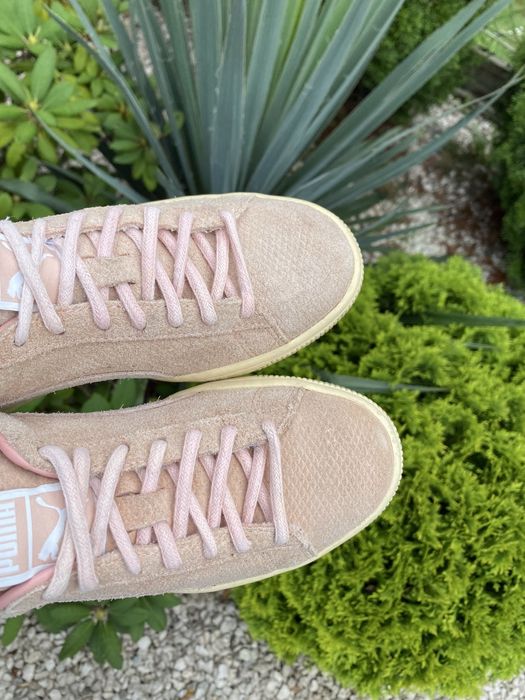 Buty Puma Sportowe Trampki Damskie Sneakersy Zamsz Drip Y2k Vintage 36