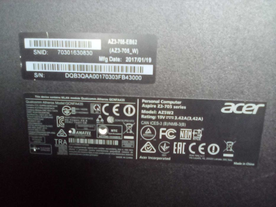 Моноблок Acer Acpire Z3-705