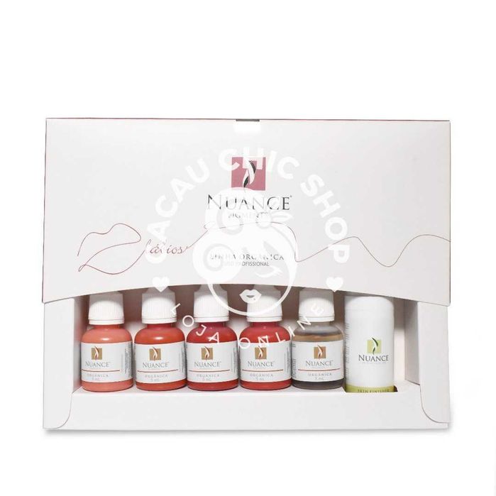 Kit Nuance Pigmentos Sobrancelhas Labios Micropigmentação Microblading