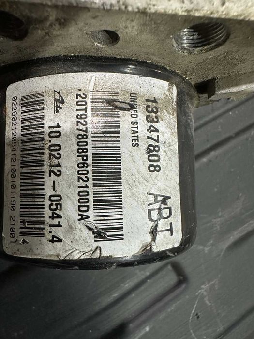 Блок abs opel astra j 2.0 cdti 2009-  13347808