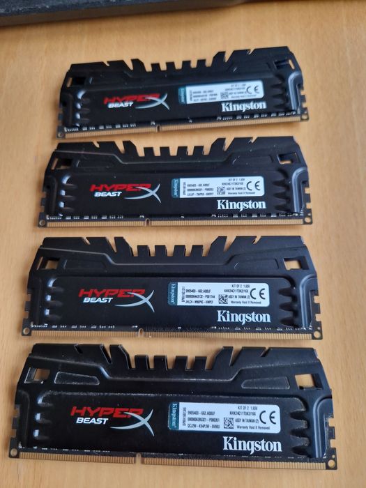 Kingston HyperX BEAST ddr3  2133  32gb Топова якісна память для ПК