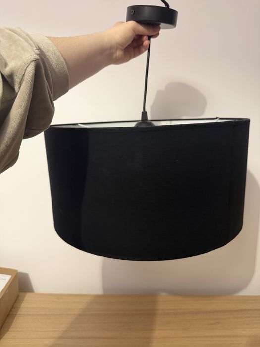 Lampa wisząca czarna