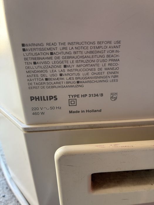 Philips HP 3134/B – lampa do opalania UVA 460 W, sprawna