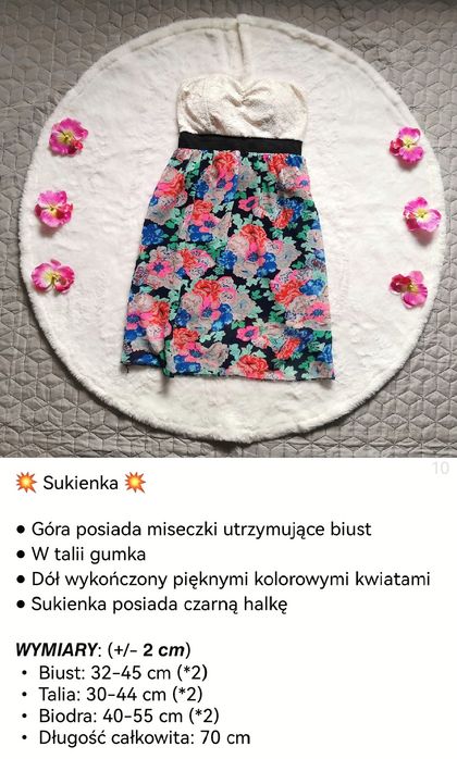 Sukienka w kwiaty