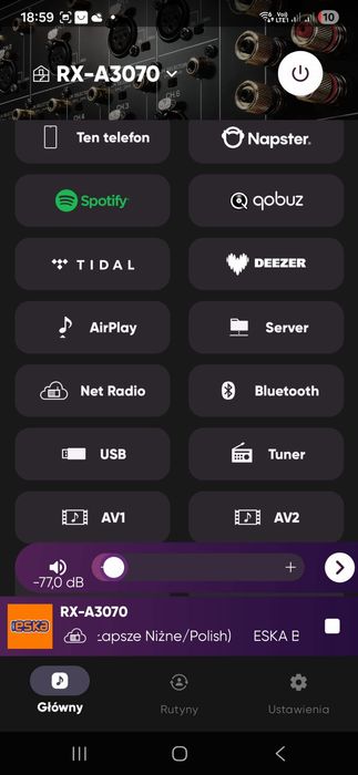 9.2 Yamaha RX-A3070 Wi-fi BT 4k Atmos ARC MusicCast 150W