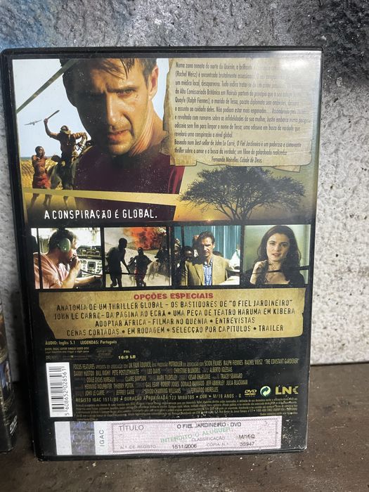DVD O Fiel Jardineiro - Vencedor Oscar e Globo de