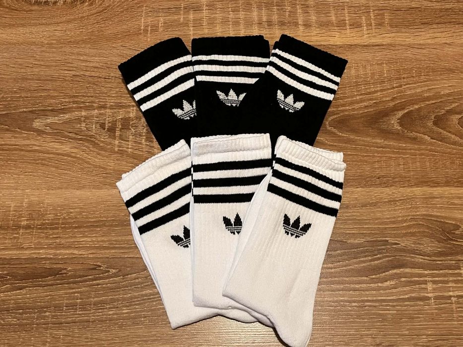 Skarpetki Adidas 25 par czarne i białe