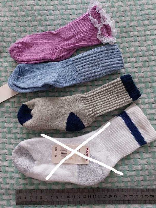 Детские носочки одним лотом (цена за всё).