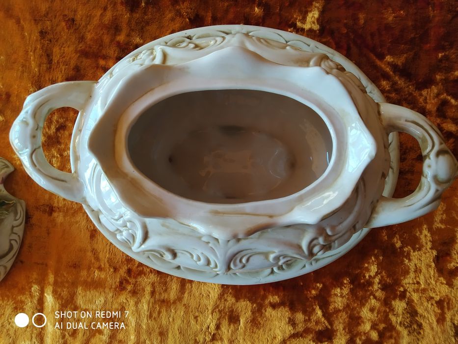 Супниця з блюдом Capodimonte Італія