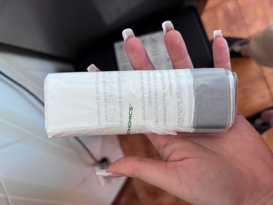 Lixeira de cozinha reciclagem com 3 compartimentos