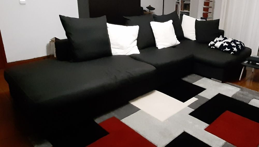 Sofá com chaise longue