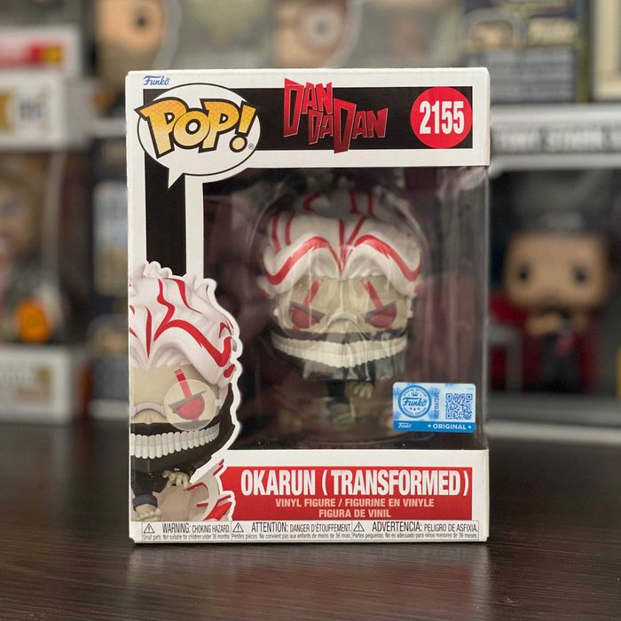Колекційна фігурка Funko Pop Okarun Transformed Окарун 2155 Exclusive Dandadan Дандадан Оригінал Фанко поп Ексклюзив Подарунок Статуетка Іграшка