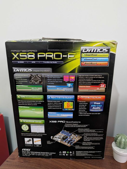 Conjunto PC antigo i7 + 12GB RAM + motherboard MSI X58