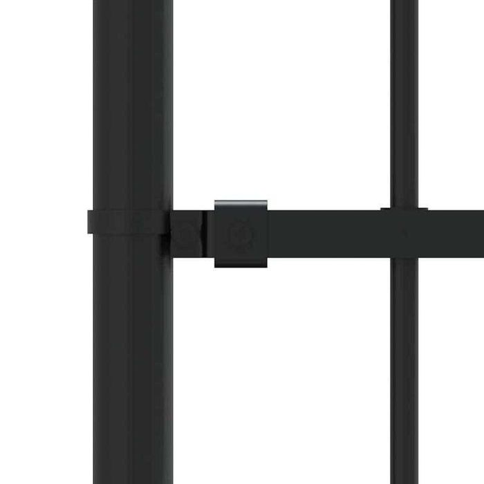Cerca de Jardim em Aço Revestido a Pó – Preto – 240x215 cm