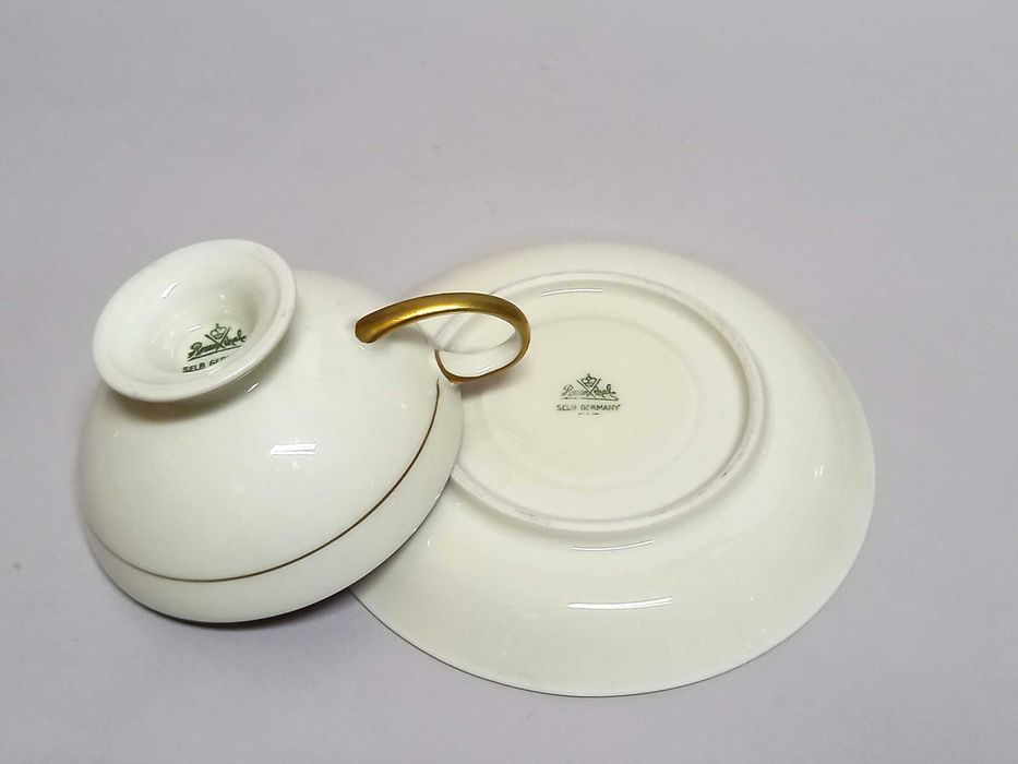 Filiżanka do mokki, błękitna, Rosenthal lata 40-te  - II