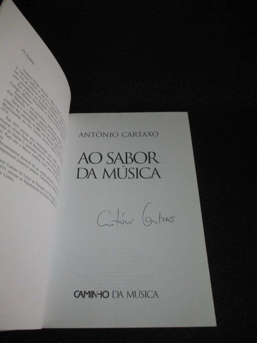 Livro Ao Sabor da Música António Cartaxo