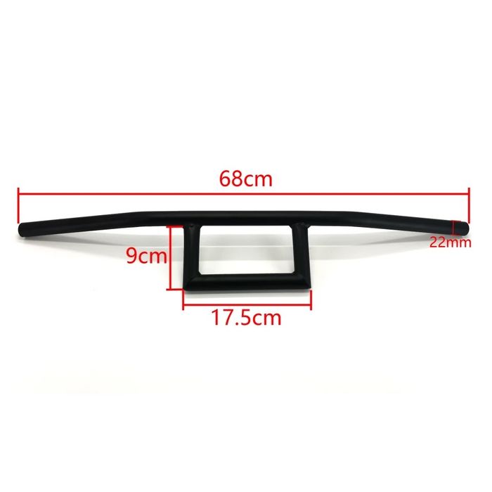 Guiador 22 mm bobber chopper 680 mm  moto cafe racer