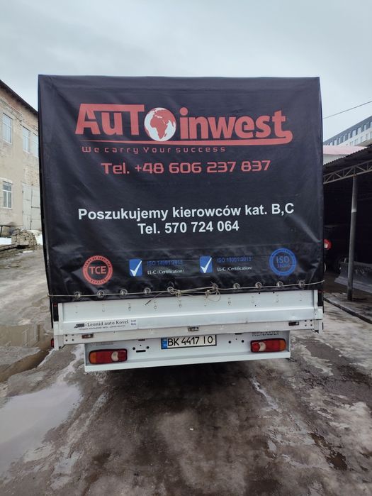 Мікроавтобус борт- тент