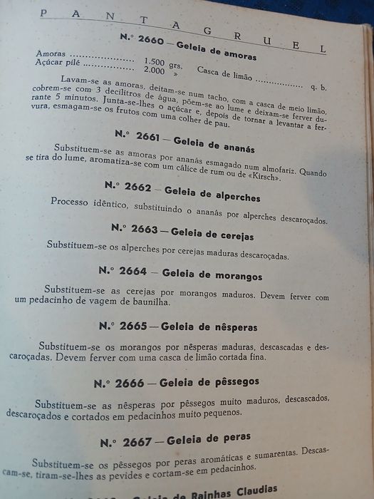 Livro de cozinha pantagruel de 1955