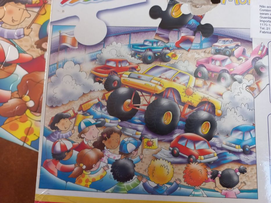 Puzzle infantil Grafix Giant Monster Truck 45 peças