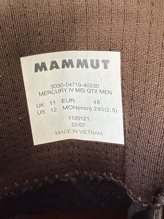 Botas montanha_Mamut Mercury iv gore-tex, Vibram