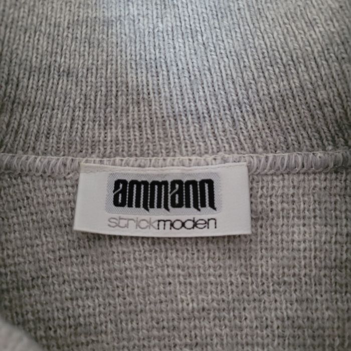 Sweter męski Ammann roz. 46/S  żywa wełna, wolle