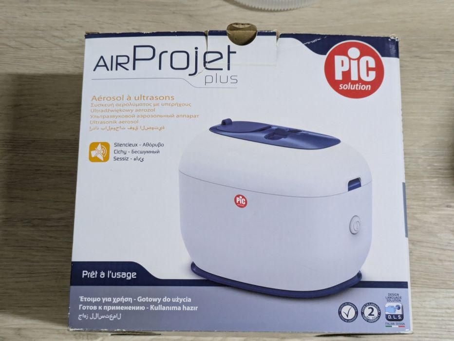 Nebulizador Pic Air Project Plus bebé criança com caixa