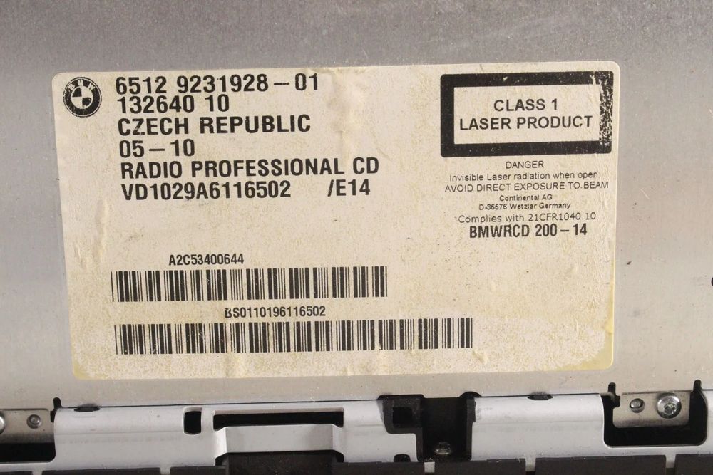 Rádio / auto-rádio BMW 3 (E90)