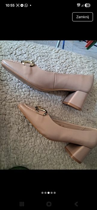 Bity półbuty 37 camel