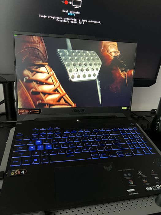 Laptop gamingowy Asus tuf gaming A15 FA507NU stan idealny