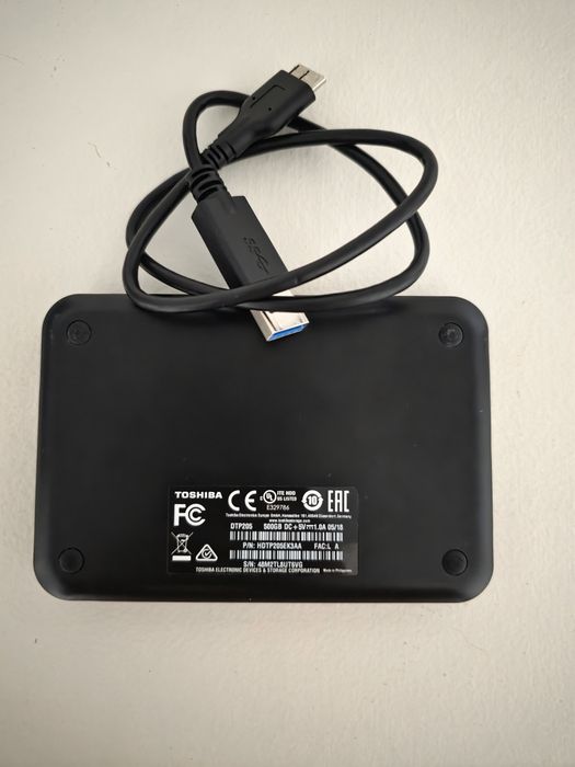 Disco HDD externo 500GB Toshiba
